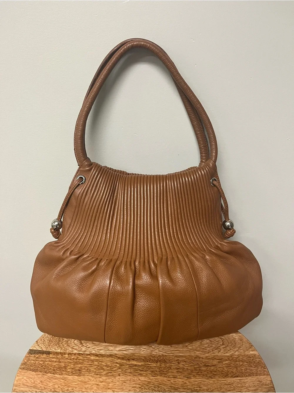 Bodhi Caramel Leather Hobo Bag